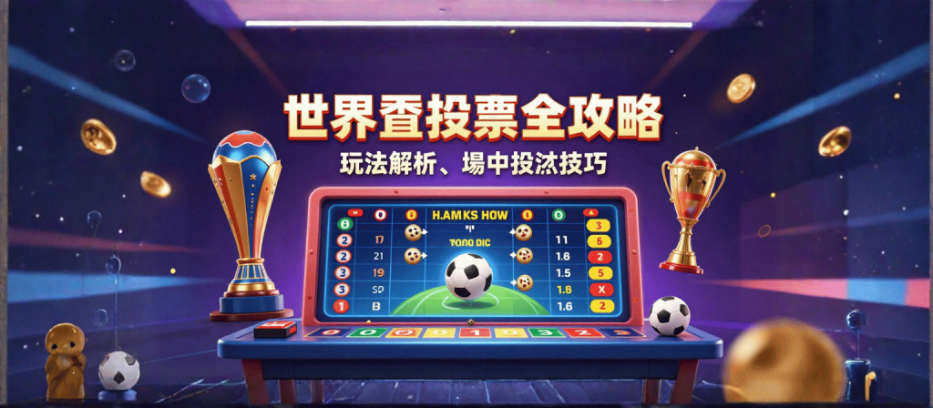 世界盃投注全攻略｜玩法解析、場中投注技巧