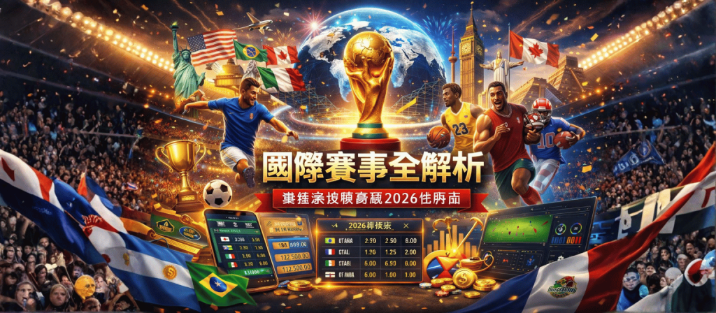 國際賽事全解析｜掌握全球體育趨2026世界盃